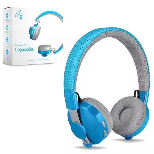 LilGadgets Untangled PRO Kids Premium Wireless Bluetooth Headphones
