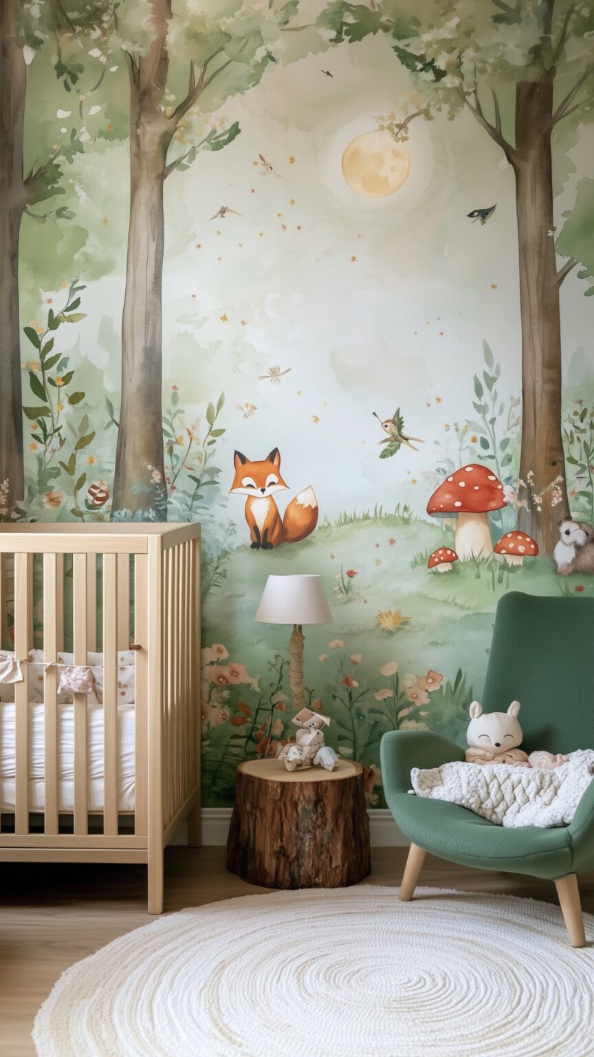 25 Enchanting Woodland Nursery Ideas - Wandering Cubs